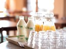 (朝食イメージ)キープ農場・有機ジャージ牛乳を朝食では存分にお楽しみ下さい