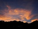 夕日が沈んだ八ヶ岳のシルエットは一瞬の芸術♪