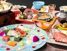 渚御膳:海の幸はもちろん、あわび 和牛がメインの会席料理