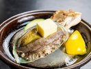 鮑のおどり焼き