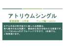 アトリウムシングル(禁煙)