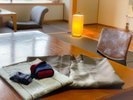 【客室アメニティ】浴衣はお部屋にご用意。女性の方はフロントに可愛い色浴衣もございます。