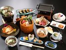 【クチコミ評価4.4点】旬の食材を使用した会席膳(夕食一例:仕入れ・季節により内容は異なります)
