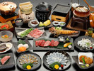 【極上会席】とらふぐ、知多牛、活鮑など冬の全18品の最高級特選料理!