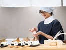 和洋バイキング朝食 その場で握る「浅草おにぎり」大正5年創業「堀江米店」のお米を使用しています