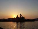 【舞鶴市内 夕景】琥珀色に染まる・・・
