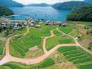 日引の棚田 内浦湾に臨み「日本の棚田百選」(高浜町)