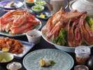 冬の2大グルメ!焼ガニにカニすきにふぐが1匹♪(お鍋は4名様盛り)