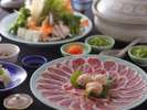 お肉好きには「合鴨」をしゃぶしゃぶで〜♪(お鍋は4名様盛り)