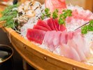 【船盛りイメージ】※人数・仕入れ状況により食材が変更となります。