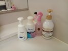 【女性大浴場】洗顔料・メイク落とし・ヘアミスト・ボディミルク