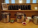 朝食 味噌汁・肉吸い ご用意しております