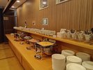 朝食バイキング台