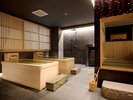 【湯屋 水禅/浴司】水と湯、2つの檜風呂があるプライベートサウナは熊本初。