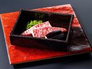 【篝火膳】きめ細やかで柔らかな肉質の甲州牛をじっくりご堪能ください