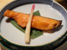 【ご夕食】鱒柚庵焼き※冬季の一例