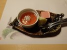 【ご夕食】とちおとめゼリー※冬季の一例
