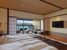 【ツインベッド46平米】◆海側・露天風呂付き◆〜2名様◆禁煙