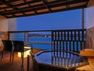 【和室12.5畳】◆海側・露天風呂付き◆布団◆〜5名様◆禁煙