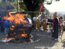 【逵ノ堂愛宕神社】春季大祭の護摩炊き。江戸時代は日出城守護神とされた・・・当館から車で10分