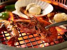 【夕食一例】新鮮な海の幸を、香ばしいグリルで贅沢に