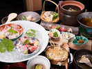 *【夕食一例】季節ごとに旬の食材を使用した懐石をご用意いたします。