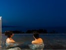 夜の露天風呂