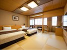 【和室10畳ツイン】様々なニーズでご利用頂けるベッドが付いたお部屋