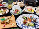 夏の季節の花会席