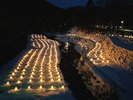 沢口河川敷のミニかまくら