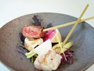【夕食一例:強肴/御膳】源。古代から伝わる炭文化それは、日本のご馳走