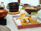 【夕食一例】日本に古来から伝わる食文化を現代解釈し、「過去」と「今」を織り交ぜた一皿を提供