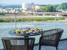 【朝食】目の前に広がる絶景写真も忘れずに。