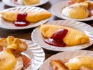 【朝食】ひとくちで思わず笑みがこぼれるふわふわ食感。