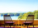 和モダン-広縁からお着きのお茶と景色 ※滞在イメージ