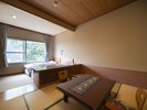 ◆客室 東館 緑翠亭6畳(一例)/6畳のコンパクトなお部屋<全客室Wi-Fi利用可能>