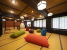◆くつろぎスペース(言葉のアトリエ内) ゆったりと思い思いのお時間をお過ごしください
