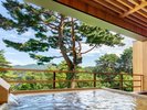 露天風呂からの眺望_露天風呂付和室ツイン