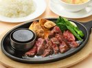 <アルパインローズ>ディナー *牛ハラミ鉄板焼きステーキ *イメージ