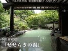【せせらぎの湯】時間がゆっくり流れる和造りのお風呂。源泉掛け流しの温泉です。