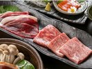 【お料理】旨味と甘みが口に広がるとちぎ和牛と栄養価の高い国産しし肉