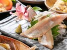 【鮎の刺身】8月までのご提供になります。
