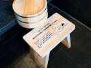 【Natural】温泉の椅子・桶にはブランド材「東濃ヒノキ」使用