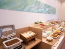 ◆朝食ビュッフェ|定番のメニューはもちろん、郷土めしもご用意