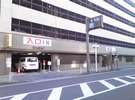 喜多町駐車場入口(ホテル向い・車高2.1mまで・24時間営業)