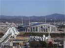豊田スタジアムと豊田大橋