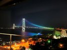 時報ライトアップ時は5分間レインボーカラーに点灯♪時間によって異なる輝き方になるので変化も楽しい!