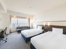 ■本館-バスビュー付デラックスツイン-■34u。各フロアに1室だけの角部屋。大切な人と特別なひと時を。
