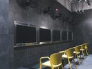 ■新館SPAタワー地下1階-メンズサウナ施設-■足湯「湯テレビ」32型テレビ付きの足湯シートをご用意。