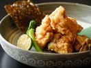 【夕食/アラカルト 】赤地鶏から揚げ
